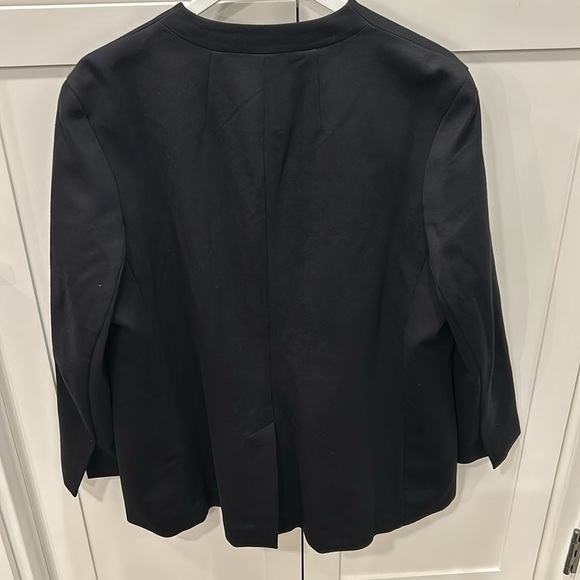 Spanx The Perfect Oversized Collarless Blazer Ponte Black XL - Picture 6 of 16